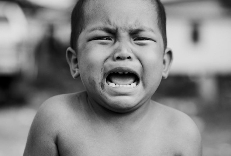 Child Crying - Oftentimes we have to allow our children to suffer and fall so they can learn life's lessons too