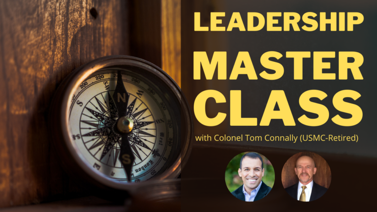 Compass with the words "Leadership MasterClass"